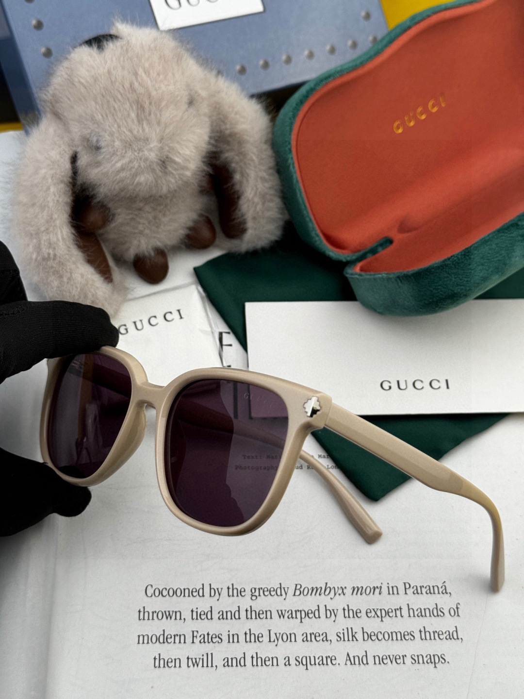 🔺 【GUCCI-偏光太阳镜】开春新款 潮流爆款 时尚圆框偏光太阳镜 高品质 佩戴舒适 网红潮款墨镜 女