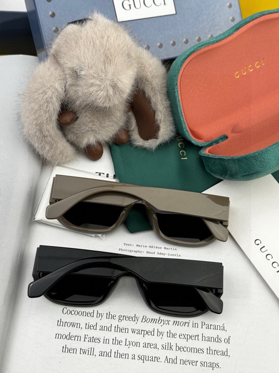 🔺 【GUCCI】开春新款 潮流爆款 时尚方框偏光太阳镜 高品质 佩戴舒适 网红潮款墨镜 女士高清尼龙偏
