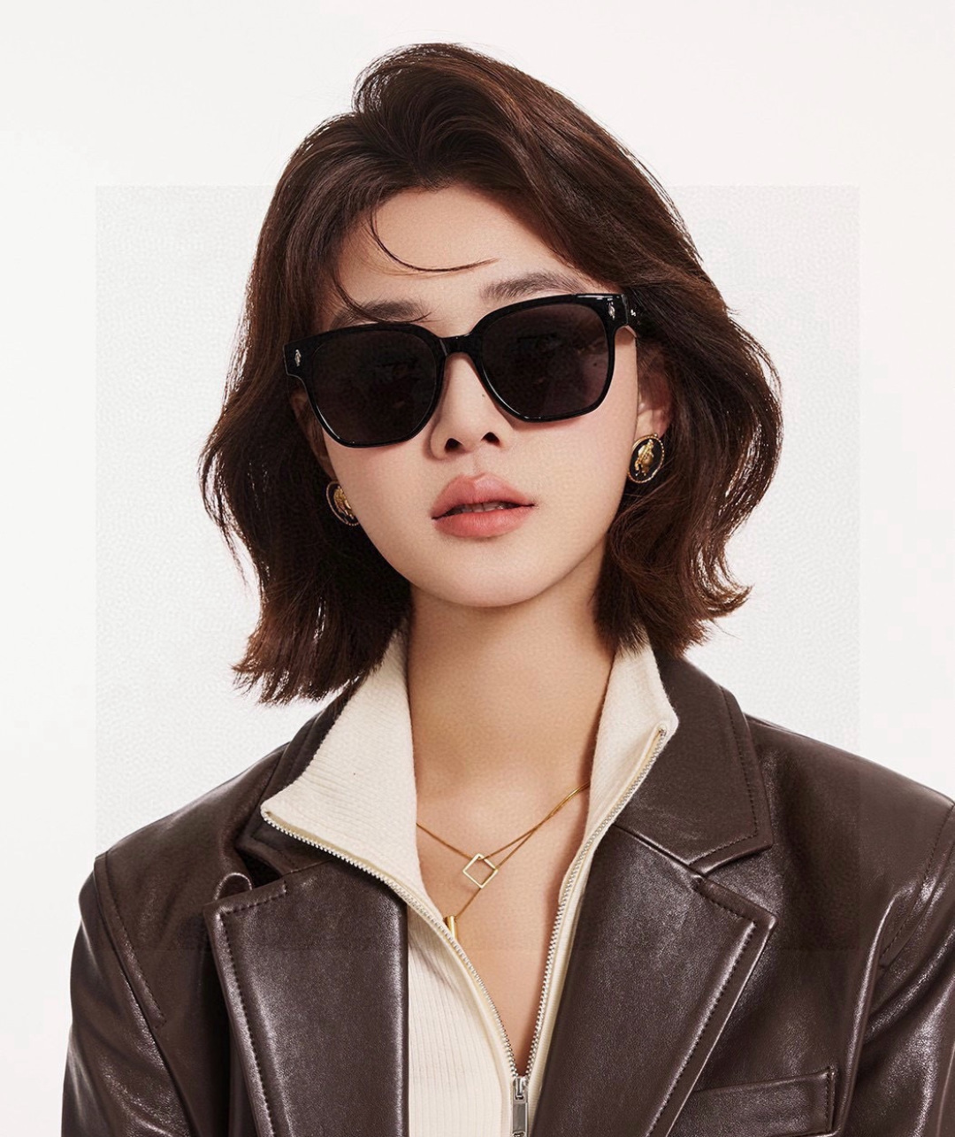 🔺 【GUCCI-偏光太阳镜】开春新款 潮流爆款 时尚方框偏光太阳镜 高品质 佩戴舒适 网红潮款墨镜 女