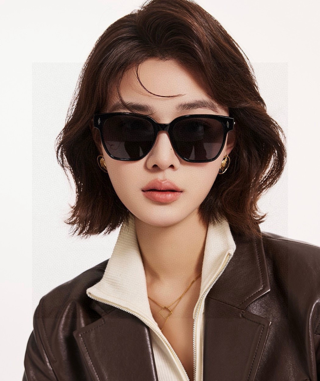 🔺 【GUCCI-偏光太阳镜】开春新款 潮流爆款 时尚方框偏光太阳镜 高品质 佩戴舒适 网红潮款墨镜 女