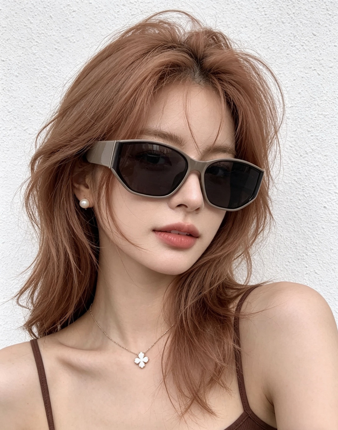 🔺 【GUCCI】开春新款 潮流爆款 时尚方框偏光太阳镜 高品质 佩戴舒适 网红潮款墨镜 女士高清尼龙偏