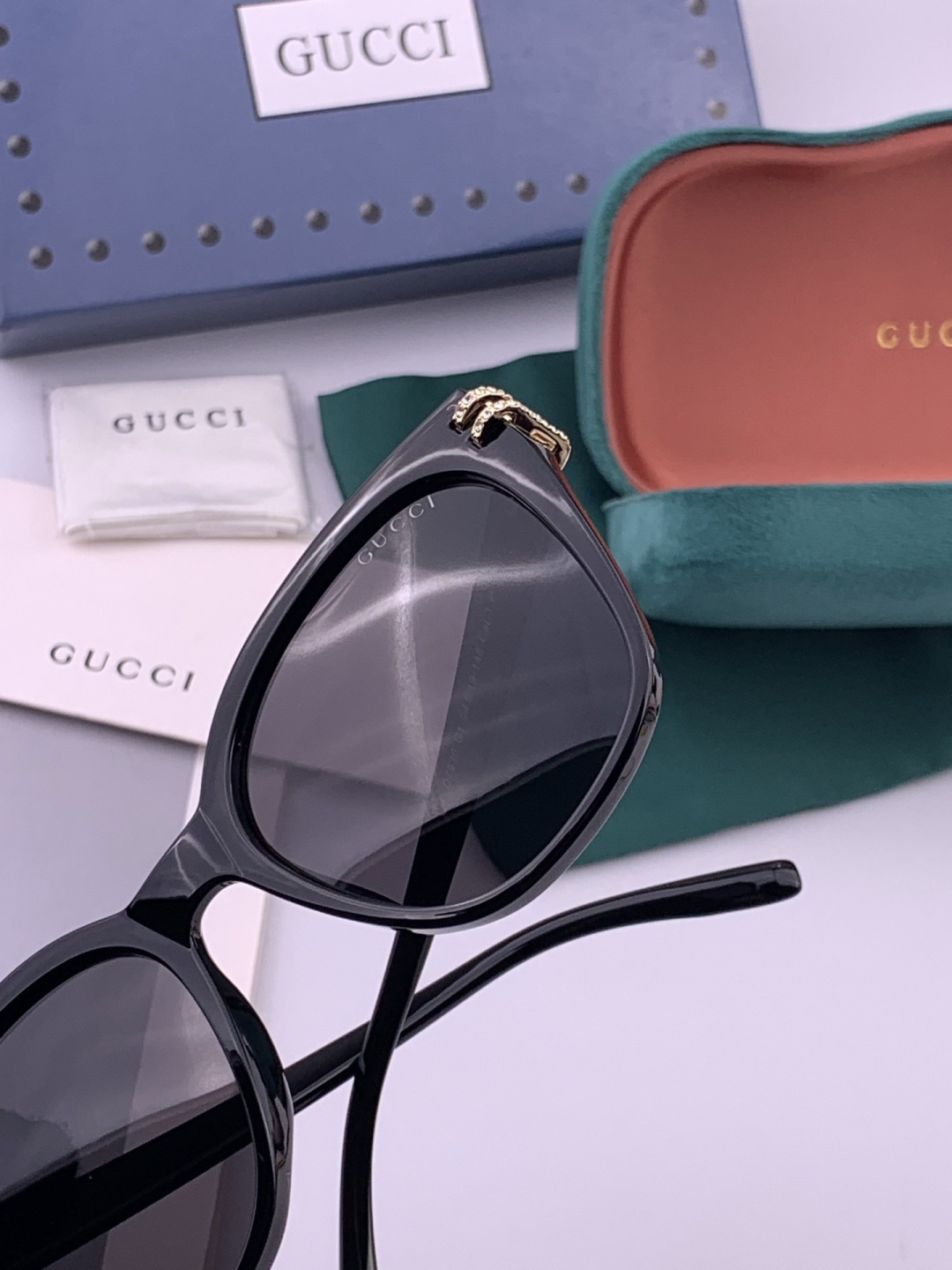 🔺GUCCI🔻古驰 GG圆框太阳镜 完美品质 🎓独特设计  适合各种脸型 亮相时装周 超时尚百搭 实物精