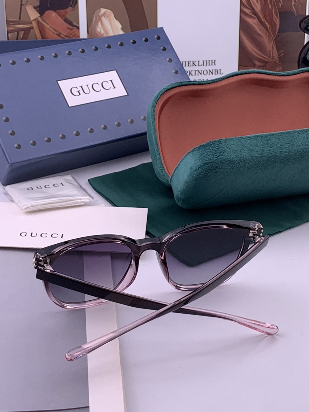 🔺GUCCI🔻古驰 GG圆框太阳镜 完美品质 🎓独特设计  适合各种脸型 亮相时装周 超时尚百搭 实物精