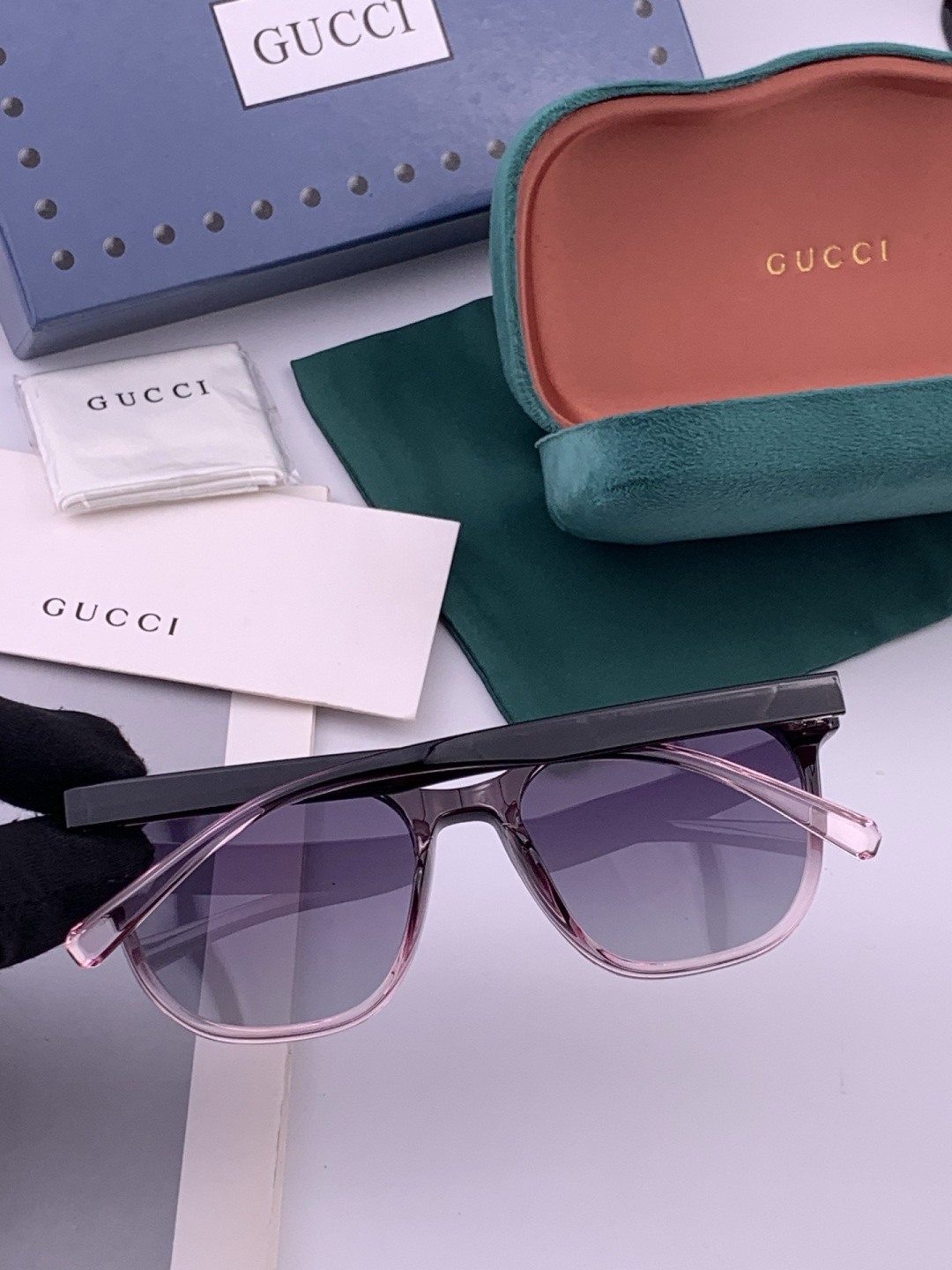 🔺GUCCI🔻古驰 GG圆框太阳镜 完美品质 🎓独特设计  适合各种脸型 亮相时装周 超时尚百搭 实物精
