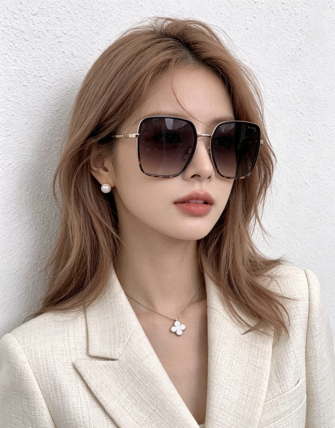 🔺 【GUCCI-偏光太阳镜】开春新款 潮流爆款 时尚圆框偏光太阳镜 高品质 佩戴舒适 网红潮款墨镜 女