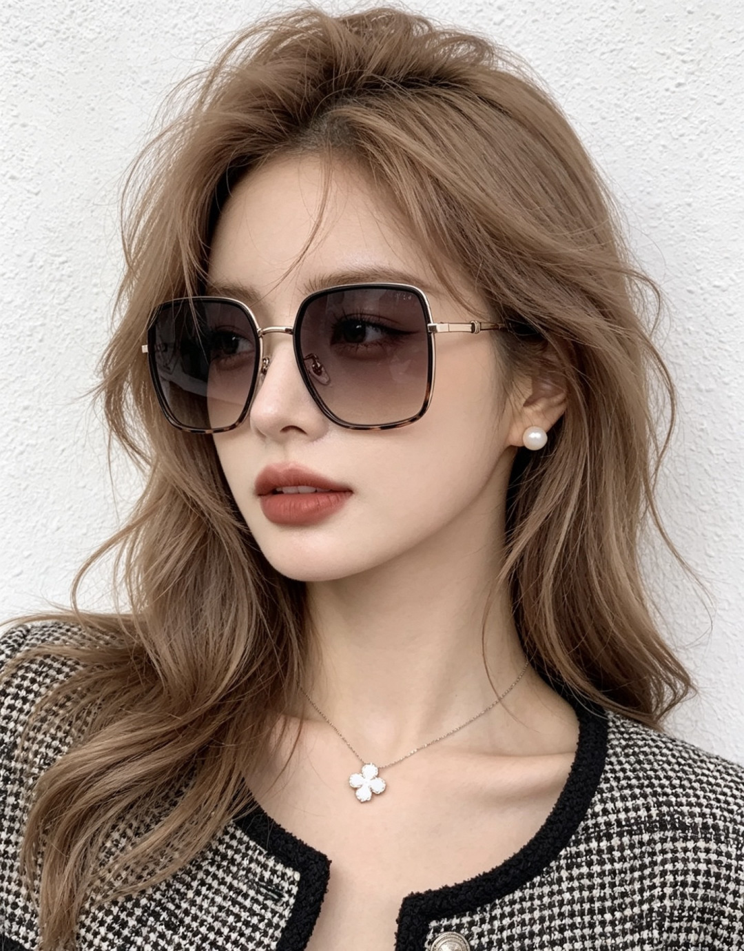 🔺 【GUCCI-偏光太阳镜】开春新款 潮流爆款 时尚圆框偏光太阳镜 高品质 佩戴舒适 网红潮款墨镜 女