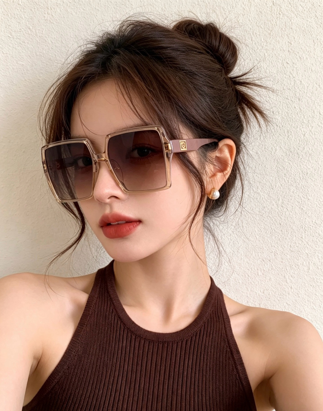 新款！新款出货！女士高清加厚偏光太阳镜🕶️ 🎉💍新款GUCCI偏光太阳镜[得意]开车驾驶镜时尚墨镜💐💐🌸