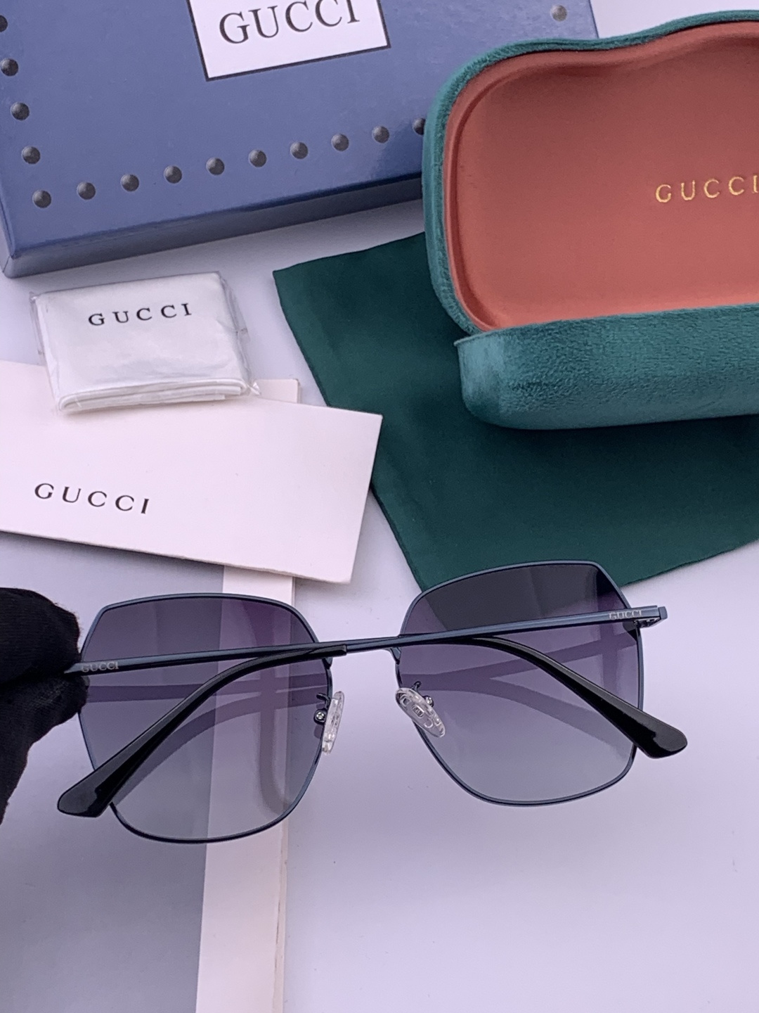 GUCCI-古驰意大利进口🇮🇹时尚潮流奢华装饰太阳眼镜 高清太阳镜明星海报款 超高复杂工艺 立体质感十足