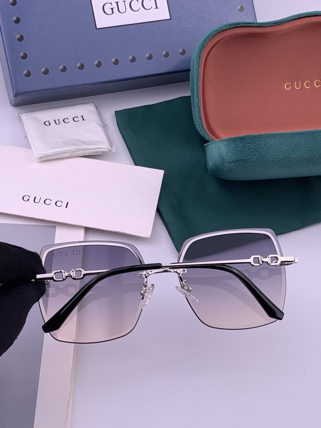 GUCCI-古驰意大利进口🇮🇹时尚潮流奢华装饰太阳眼镜 尼龙高清太阳镜明星海报款 超高复杂工艺 立体质感