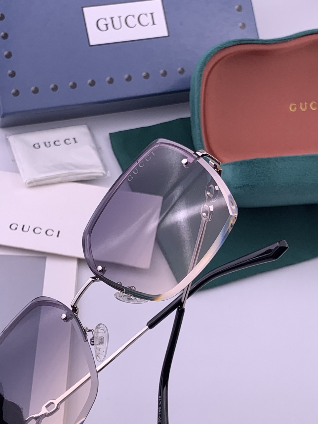 GUCCI-古驰意大利进口🇮🇹时尚潮流奢华装饰太阳眼镜 尼龙高清太阳镜明星海报款 超高复杂工艺 立体质感
