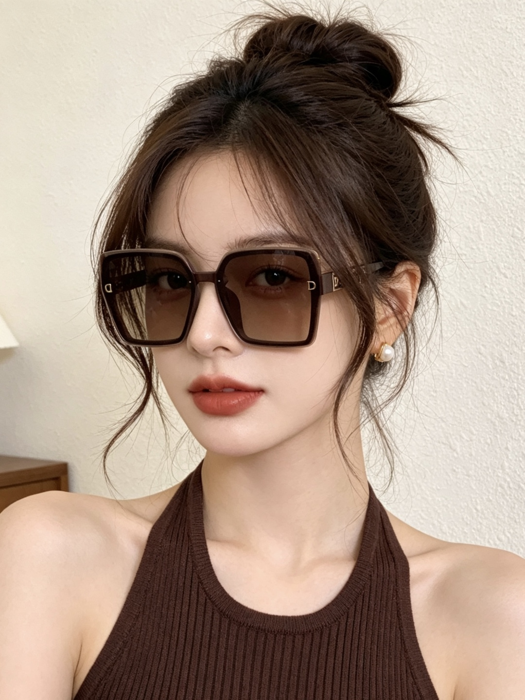 🔺 【DIOR-迪奥】开春新款 潮流爆款 时尚方框尼龙太阳镜 高品质 佩戴舒适 网红潮款墨镜 女士高清尼