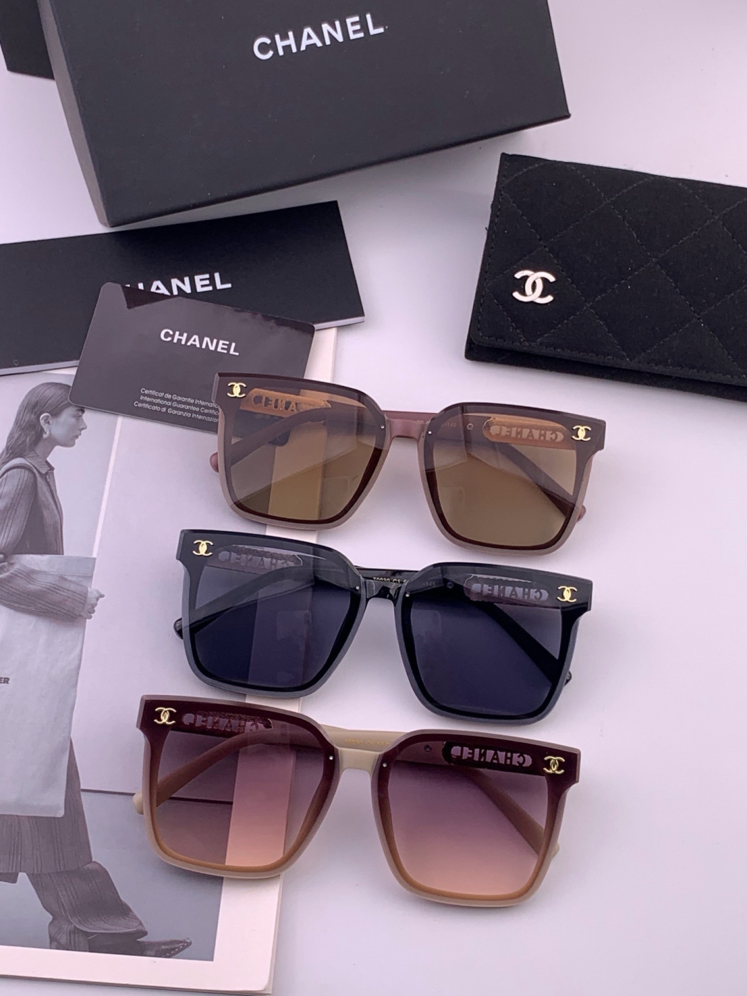 新品CHANEL 香奈儿太阳镜以独特魅力和前卫风格诠释春夏最新眼镜，质感超好佩带舒适 型号：CH0700