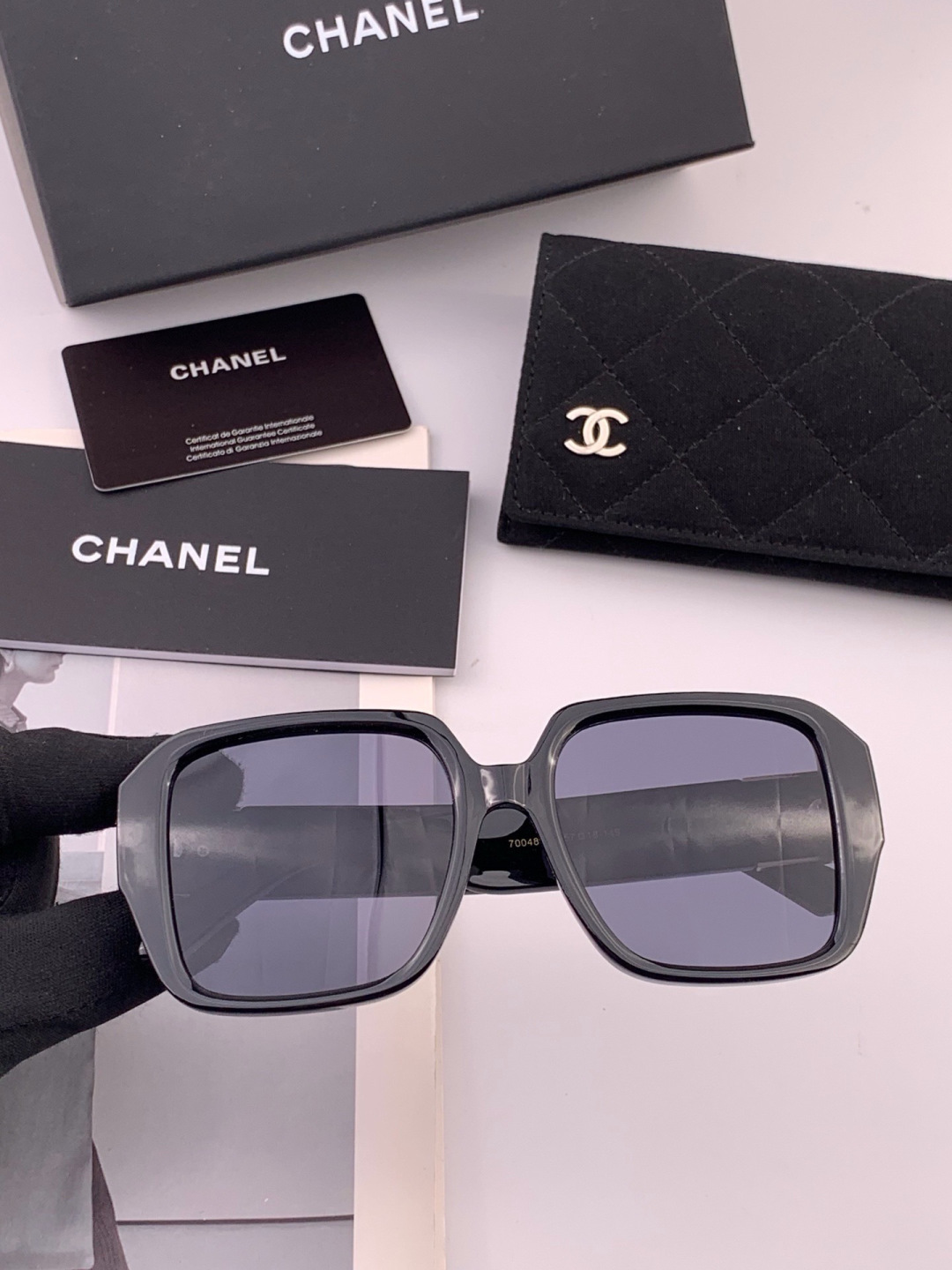 🔺CHANEL🔻官方早春新款，众多明星同款[色]香奈儿‼️‼️新款大框墨镜 ，🌈🌈宝丽来超清太阳镜🔝🔝型