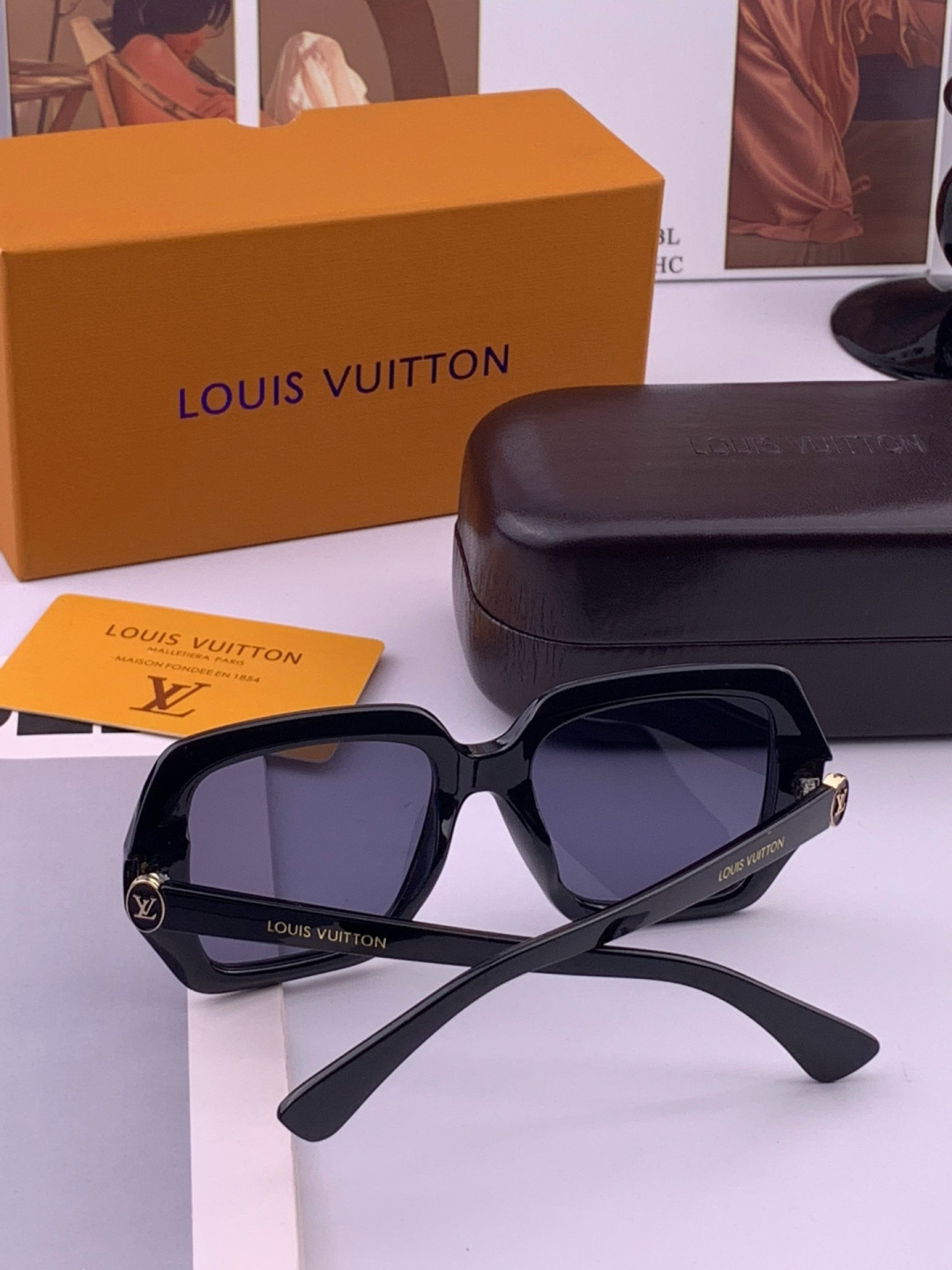 🔺LV🔻早春新款，众多明星同款[色]LV‼️‼️新款大框墨镜 ，🌈🌈宝丽来超清太阳镜🔝🔝型号：L2700