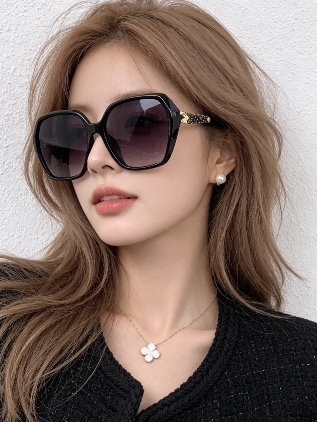 🔺 【GUCCI-偏光太阳镜】开春新款 潮流爆款 时尚圆框偏光太阳镜 高品质 佩戴舒适 网红潮款墨镜 女