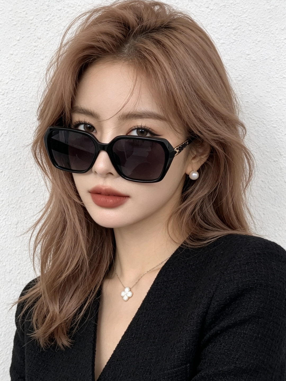 🔺 【GUCCI-偏光太阳镜】开春新款 潮流爆款 时尚圆框偏光太阳镜 高品质 佩戴舒适 网红潮款墨镜 女