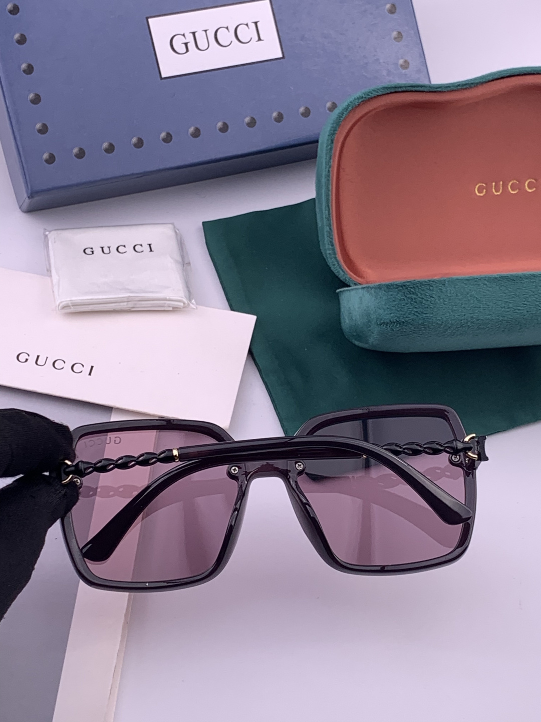 🔺 【GUCCI-偏光太阳镜】开春新款 潮流爆款 时尚圆框偏光太阳镜 高品质 佩戴舒适 网红潮款墨镜 女