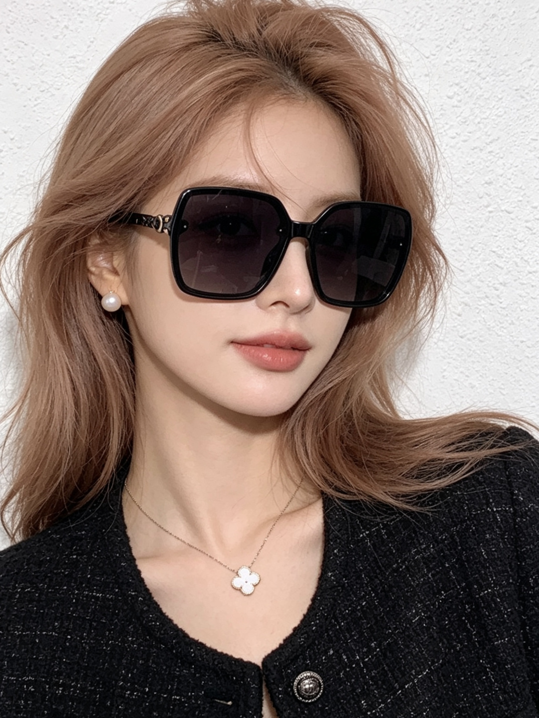 🔺 【GUCCI-偏光太阳镜】开春新款 潮流爆款 时尚圆框偏光太阳镜 高品质 佩戴舒适 网红潮款墨镜 女