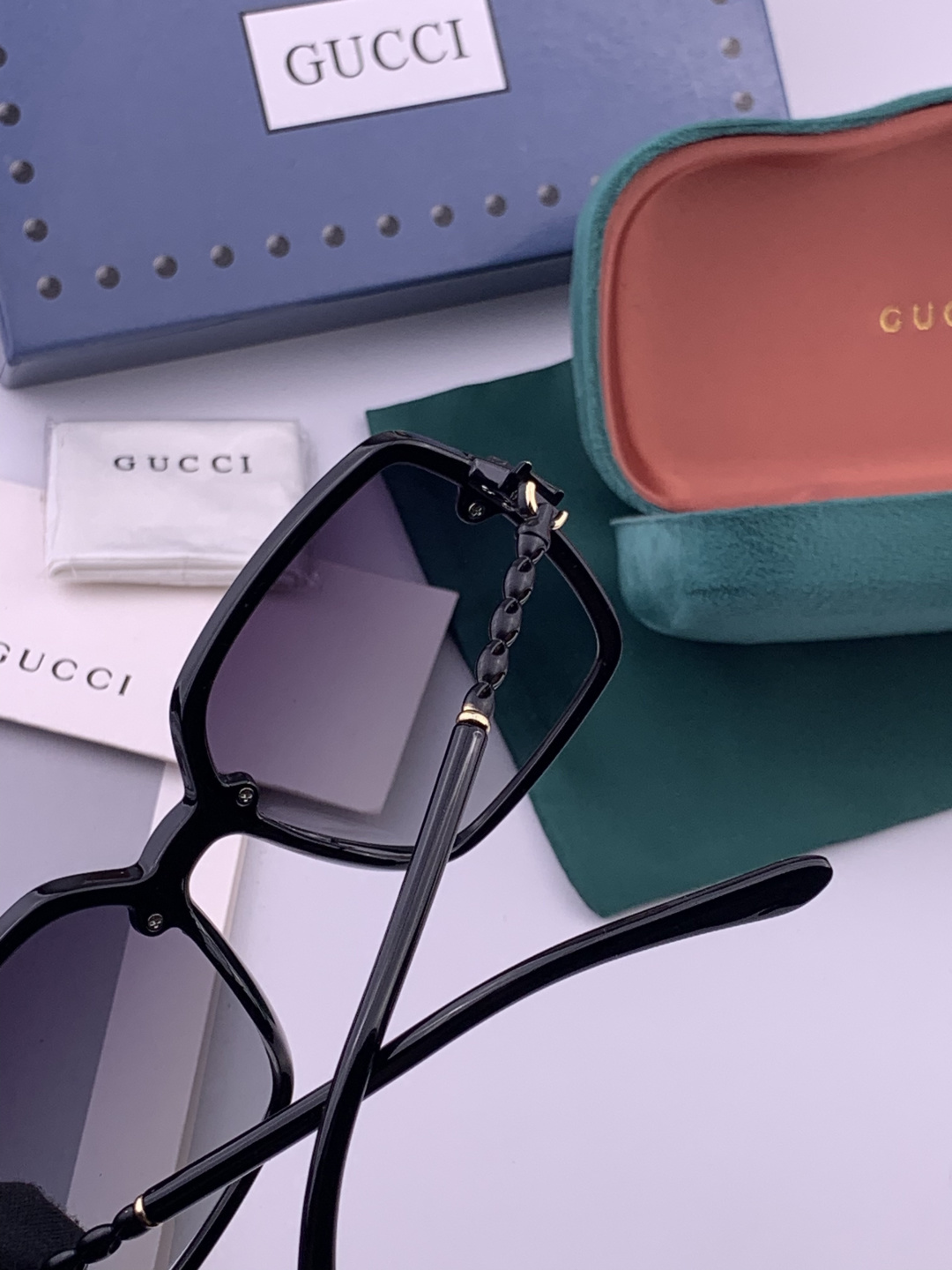 🔺 【GUCCI-偏光太阳镜】开春新款 潮流爆款 时尚圆框偏光太阳镜 高品质 佩戴舒适 网红潮款墨镜 女