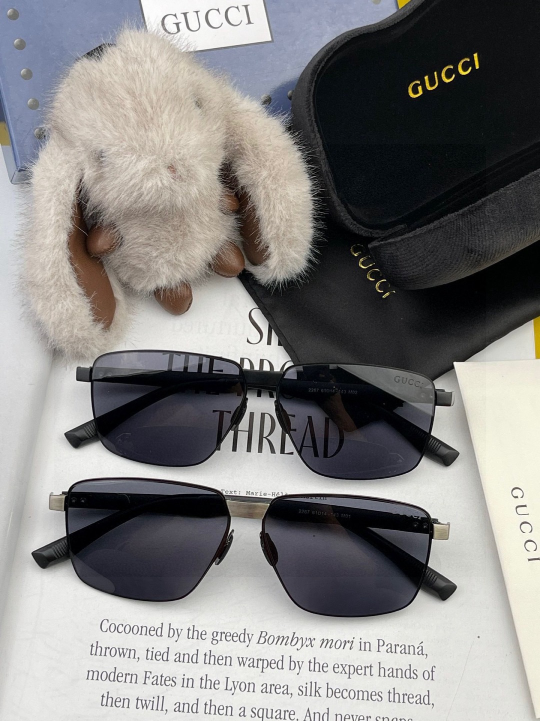 GUCCI 男款炫彩飞行员偏光太阳镜 ❤️材质：高清尼龙加厚卡槽高清偏光镜片 🌹无边框镜架💕颜👍型号：G