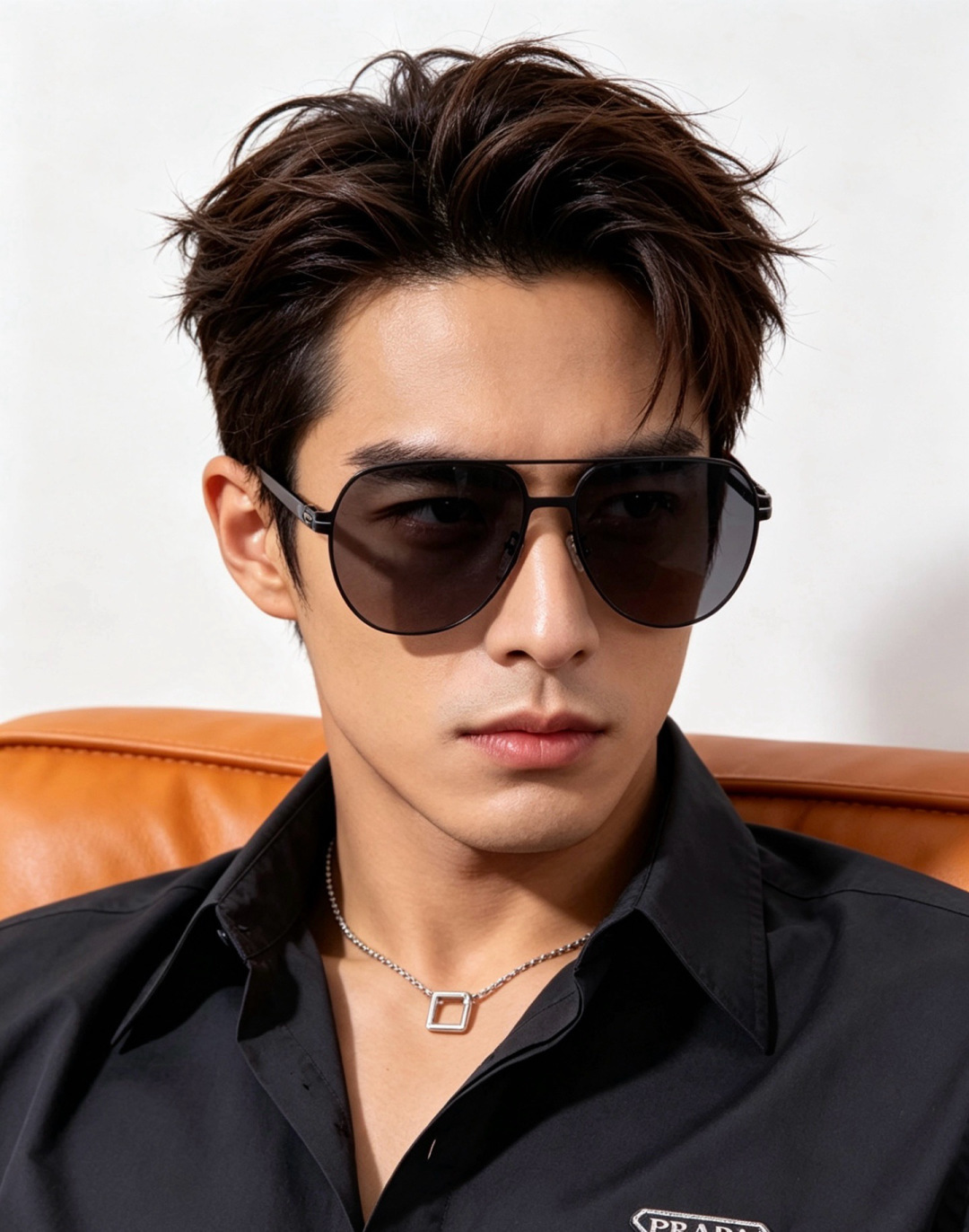 DIOR-迪奥  新款超轻无螺丝压不坏系列情侣款太阳镜高清尼龙镜片 商务旅行版 绅士高清太阳眼镜 （舒适