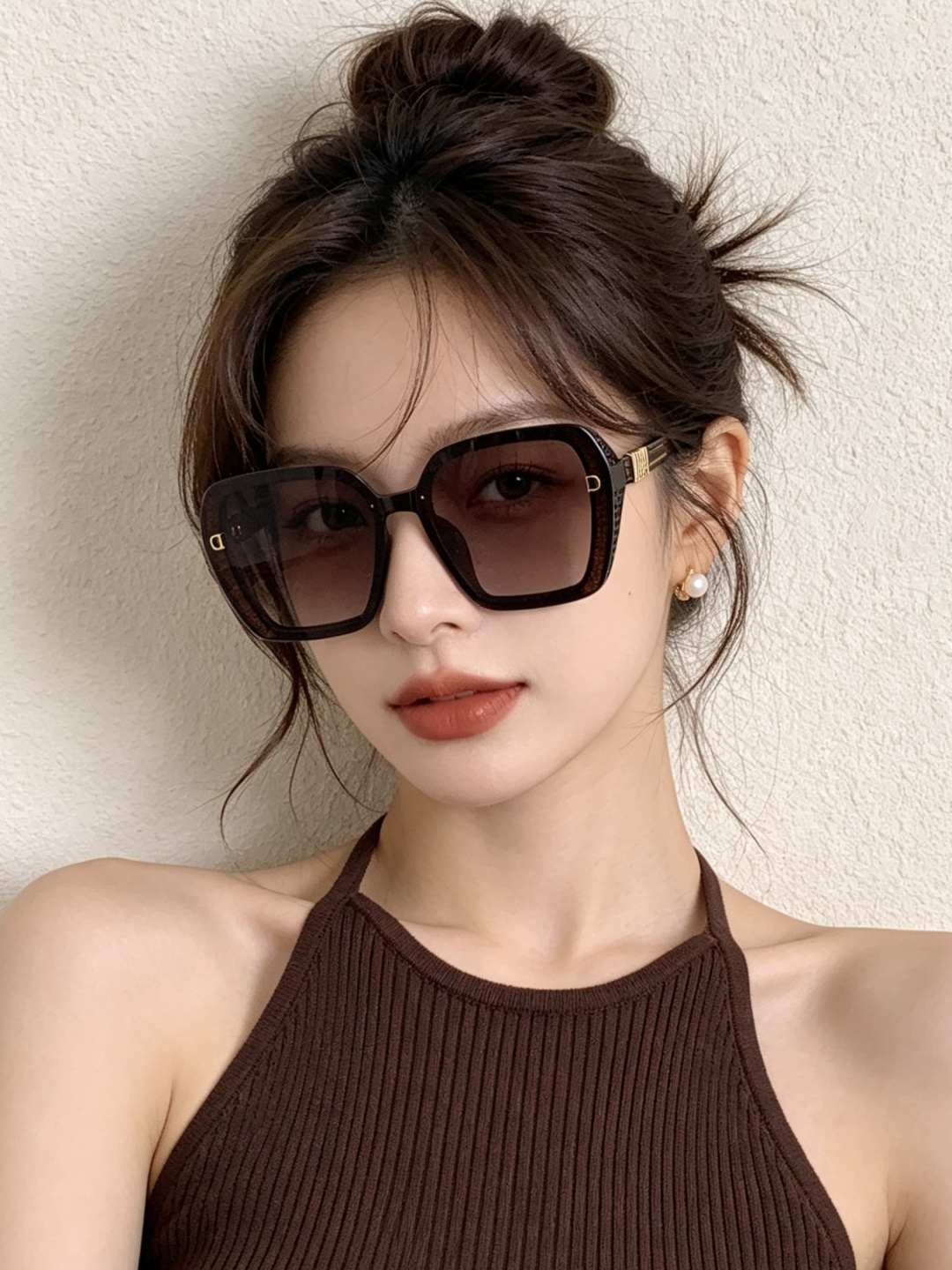 🔺 【DIOR-迪奥】开春新款 潮流爆款 时尚方框偏光太阳镜 高品质 佩戴舒适 网红潮款墨镜 女士高清偏