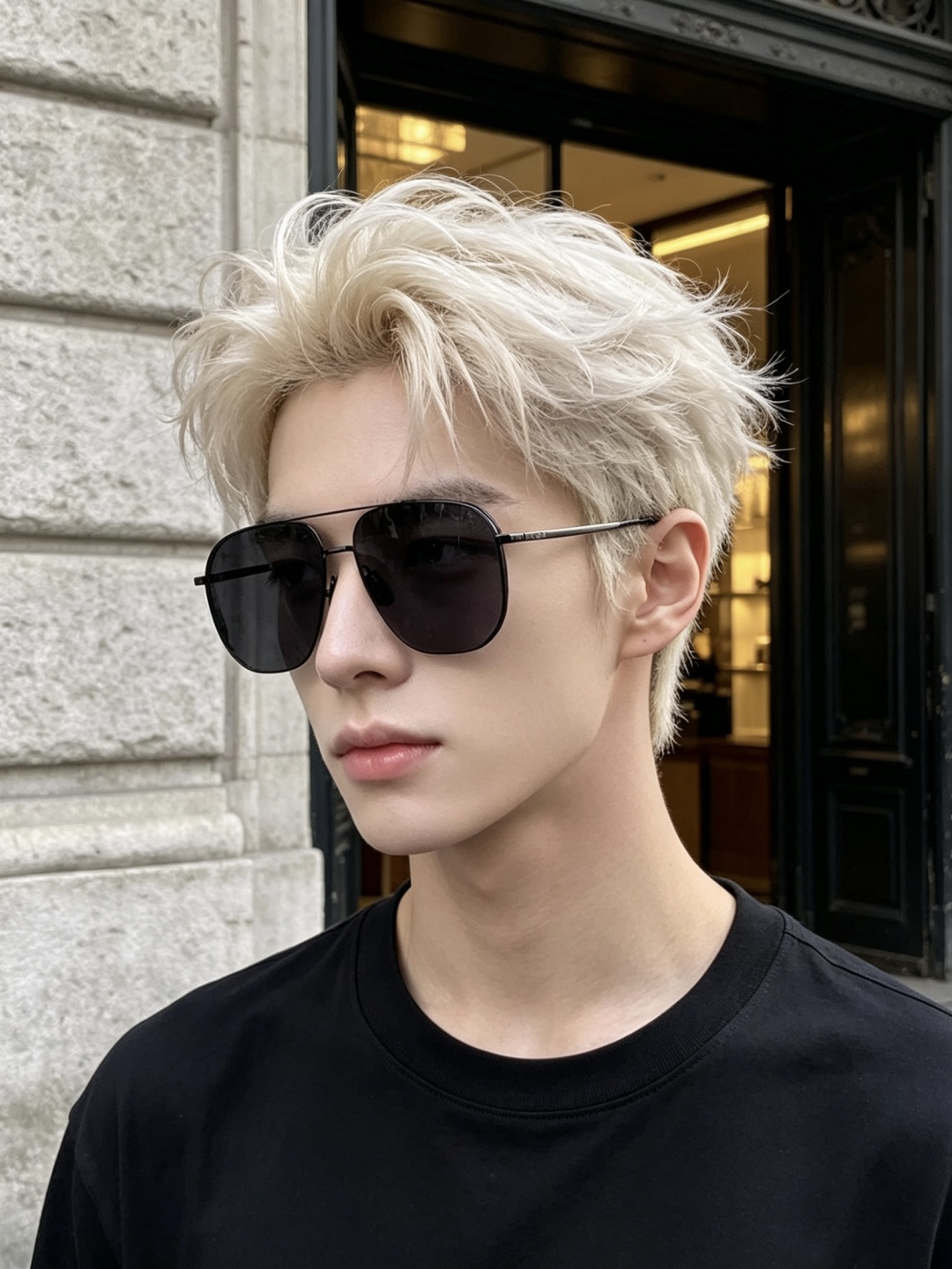 GUCCI 男款炫彩飞行员偏光太阳镜 ❤️材质：高清尼龙加厚卡槽高清偏光镜片 🌹无边框镜架💕颜👍型号：G