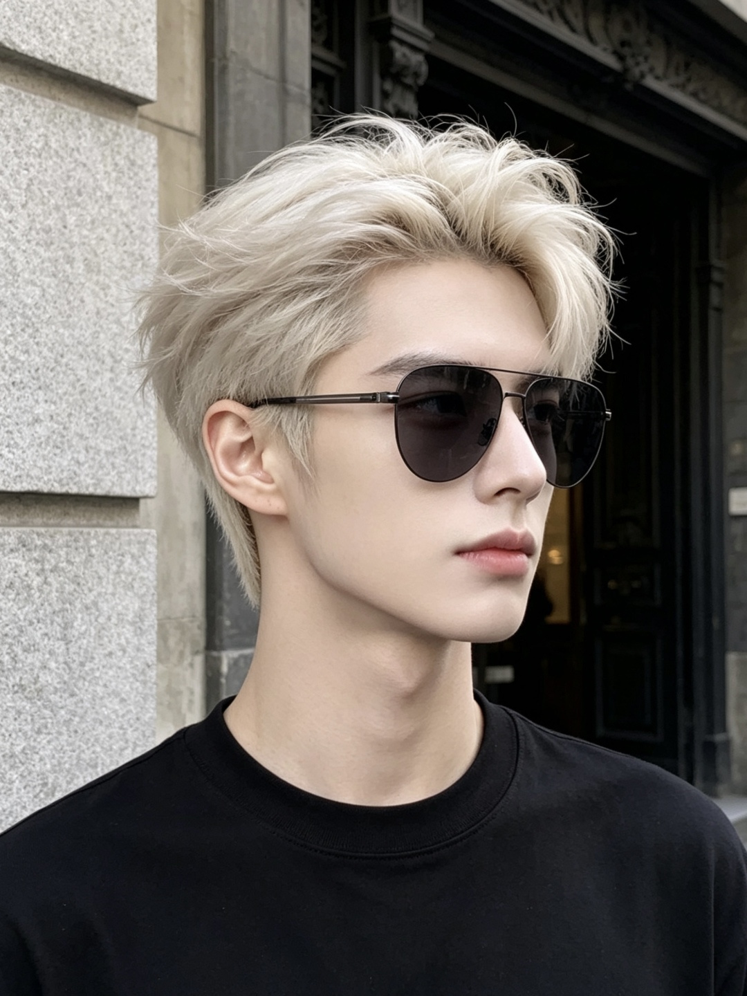 GUCCI 男款炫彩飞行员偏光太阳镜 ❤️材质：高清尼龙加厚卡槽高清偏光镜片 🌹无边框镜架💕颜👍型号：G