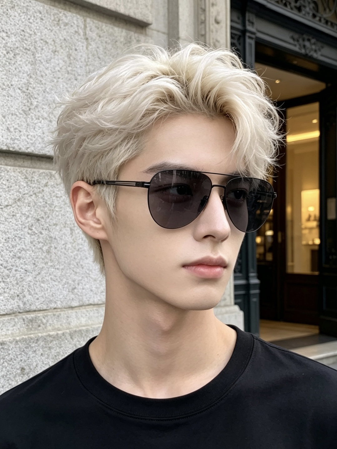 GUCCI 男款炫彩飞行员偏光太阳镜 ❤️材质：高清尼龙加厚卡槽高清偏光镜片 🌹无边框镜架💕颜👍型号：G