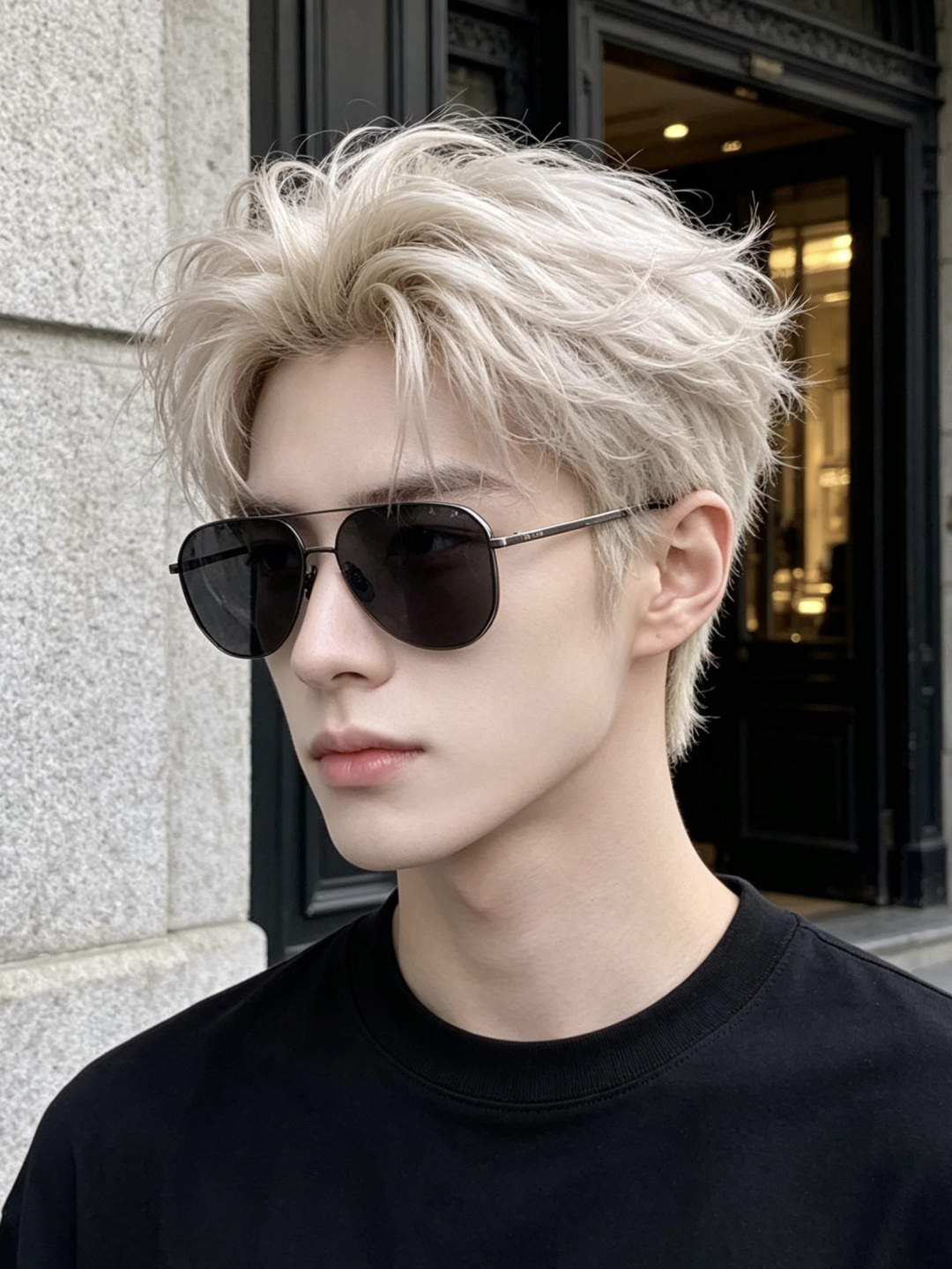 ♦️ GUCCI 新款男女情侣款太阳镜多边形墨镜iP电镀永不褪色 超轻超有弹性整幅眼镜无螺丝重要的是压不