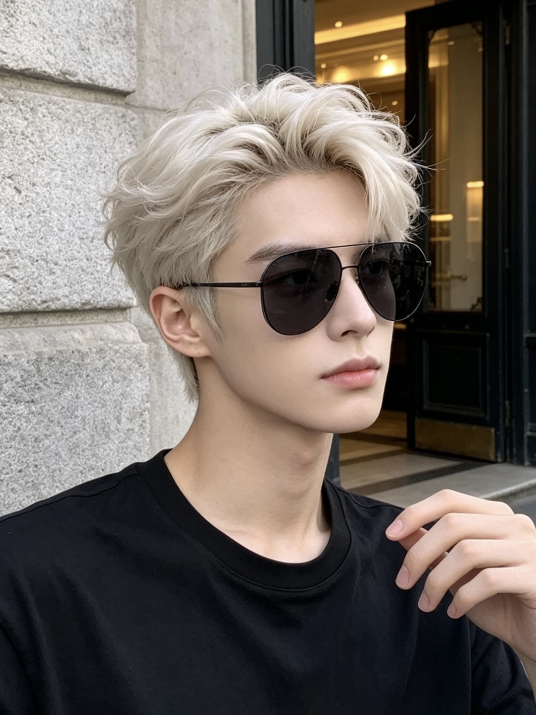 ♦️ GUCCI 新款男女情侣款太阳镜多边形墨镜iP电镀永不褪色 超轻超有弹性整幅眼镜无螺丝重要的是压不