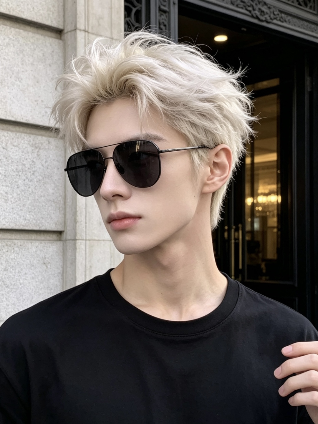 ♦️ GUCCI 新款男女情侣款太阳镜多边形墨镜iP电镀永不褪色 超轻超有弹性整幅眼镜无螺丝重要的是压不