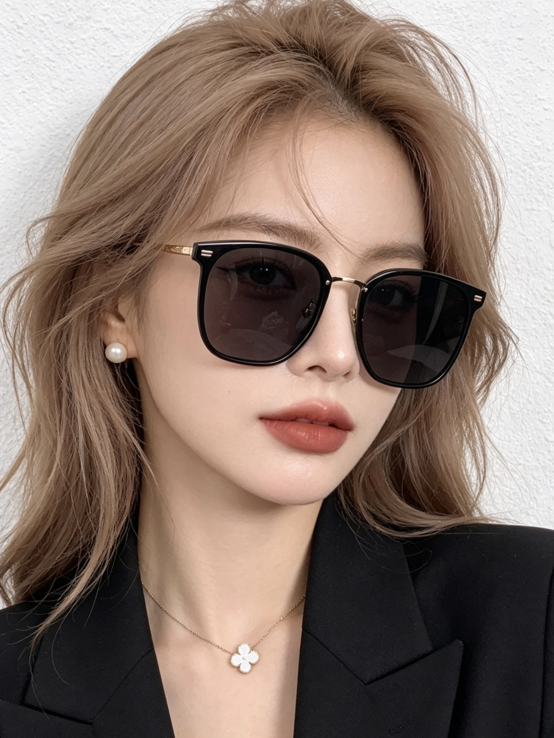 Gucci古奇 新款连体驶驾镜墨镜出行必众备多明星同款 太阳镜 男女太士阳镜飞行  型号：G11924