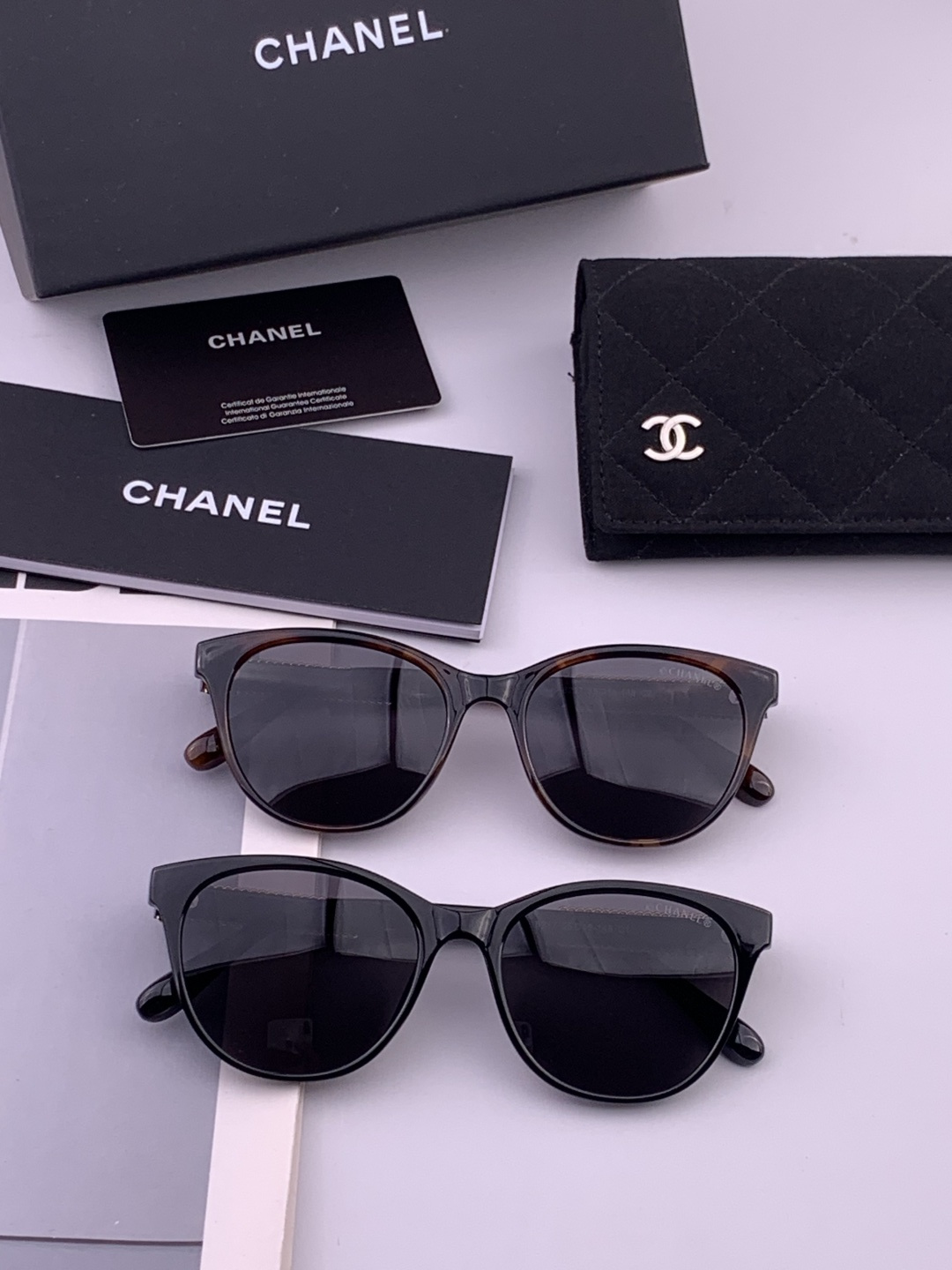 【CHANEL】香奈儿 新款山茶花潮流爆款 时尚圆框高清偏光太阳镜 佩戴舒适 网红潮款墨镜  ♥️♥️型
