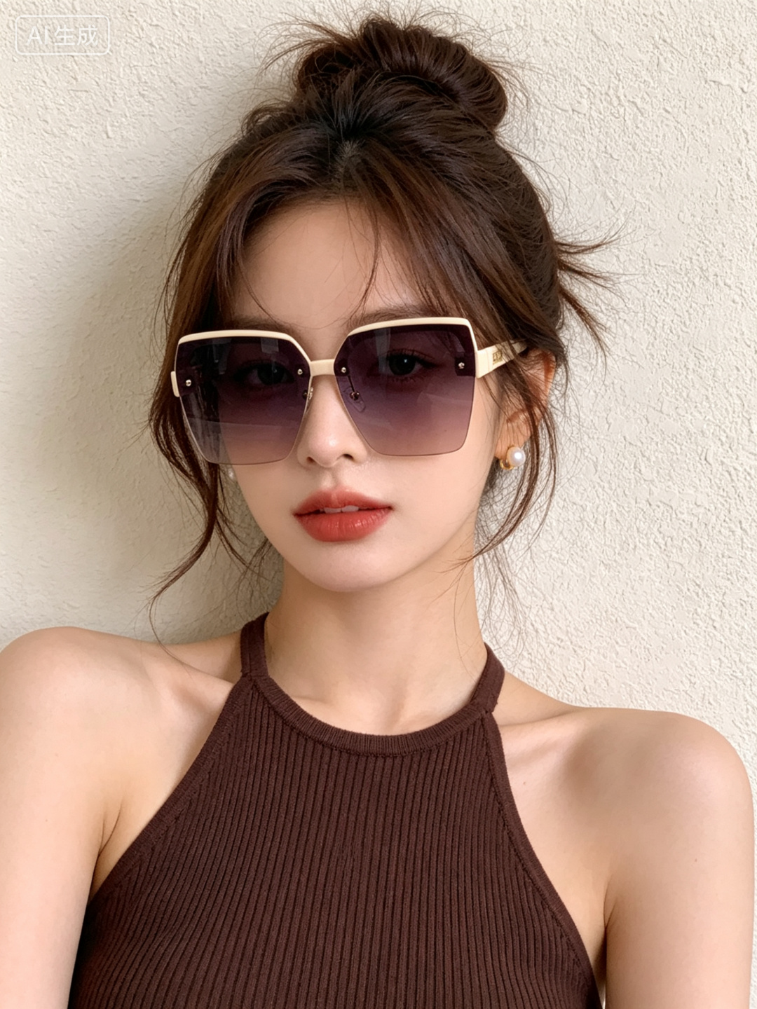 【CHANEL】香奈儿 新款潮流爆款 时尚方框太阳镜 佩戴舒适 网红潮款墨镜  女士高清加厚偏光太阳镜🕶