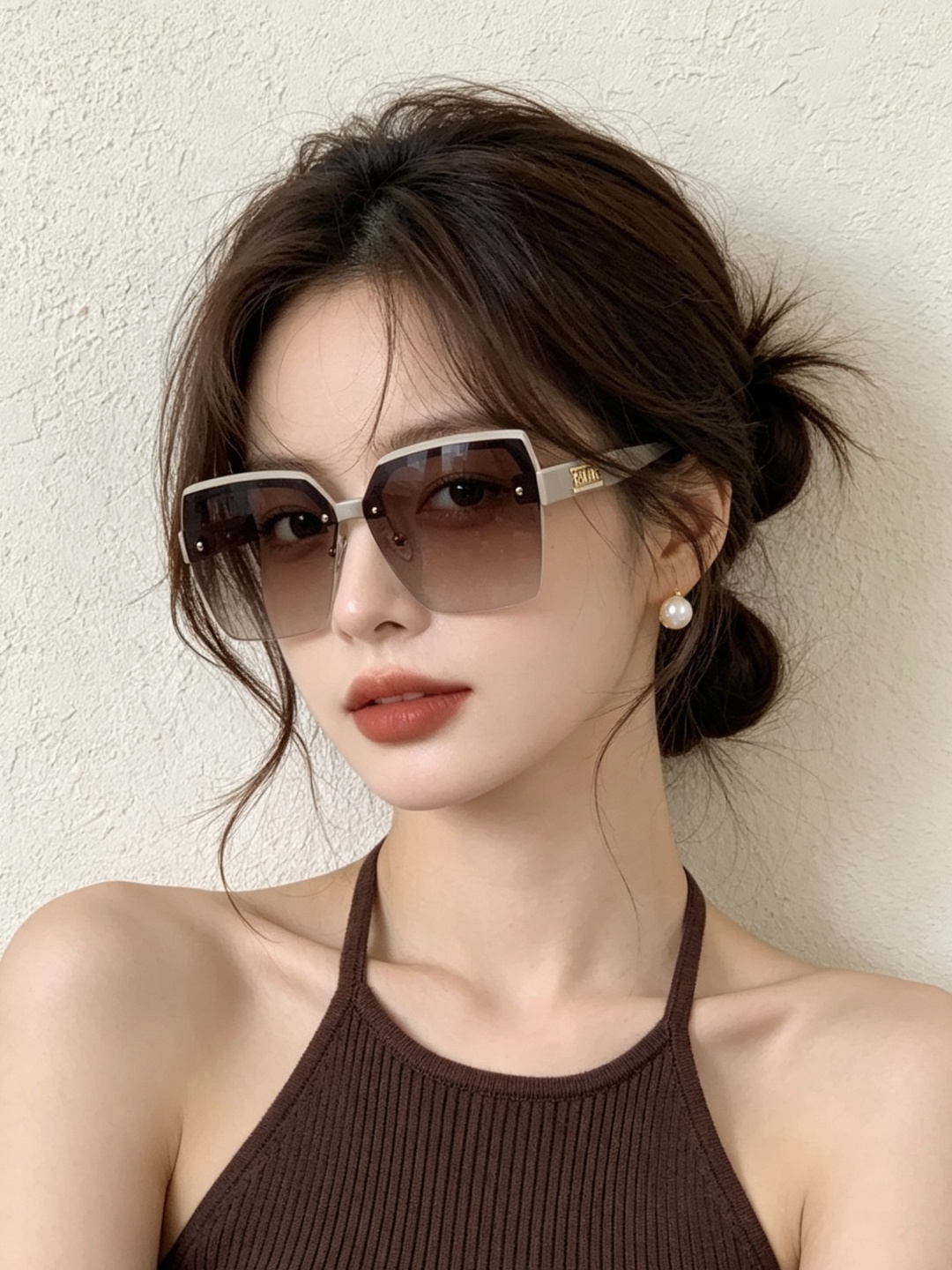 【CHANEL】香奈儿 新款潮流爆款 时尚方框太阳镜 佩戴舒适 网红潮款墨镜  女士高清加厚偏光太阳镜🕶