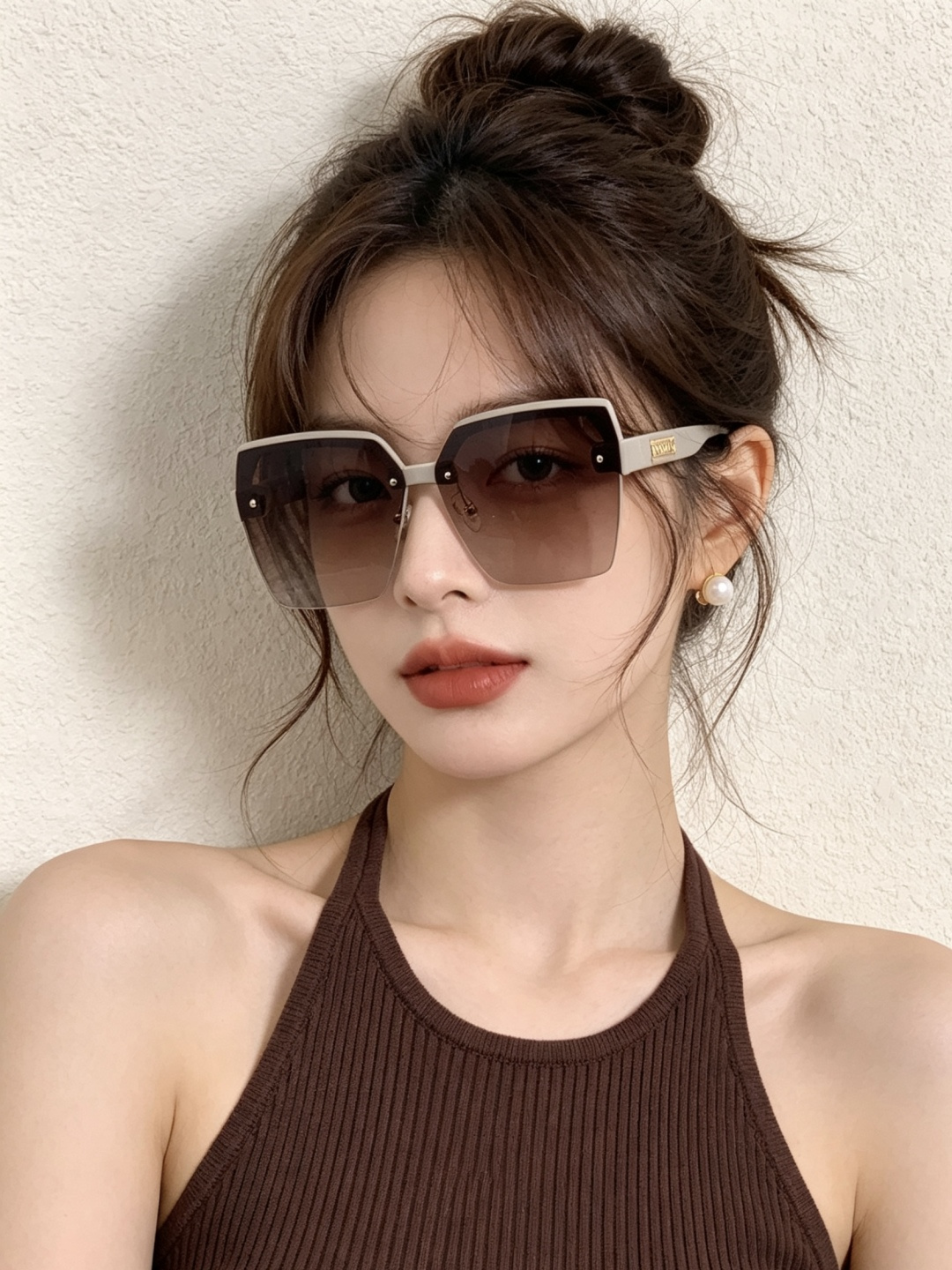 【CHANEL】香奈儿 新款潮流爆款 时尚方框太阳镜 佩戴舒适 网红潮款墨镜  女士高清加厚偏光太阳镜🕶