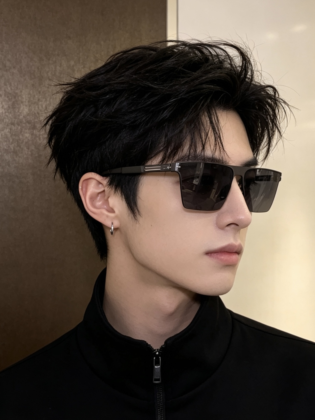 ♦️ GUCCI 新款男女情侣款太阳镜多边形墨镜iP电镀永不褪色 超轻超有弹性整幅眼镜无螺丝重要的是压不