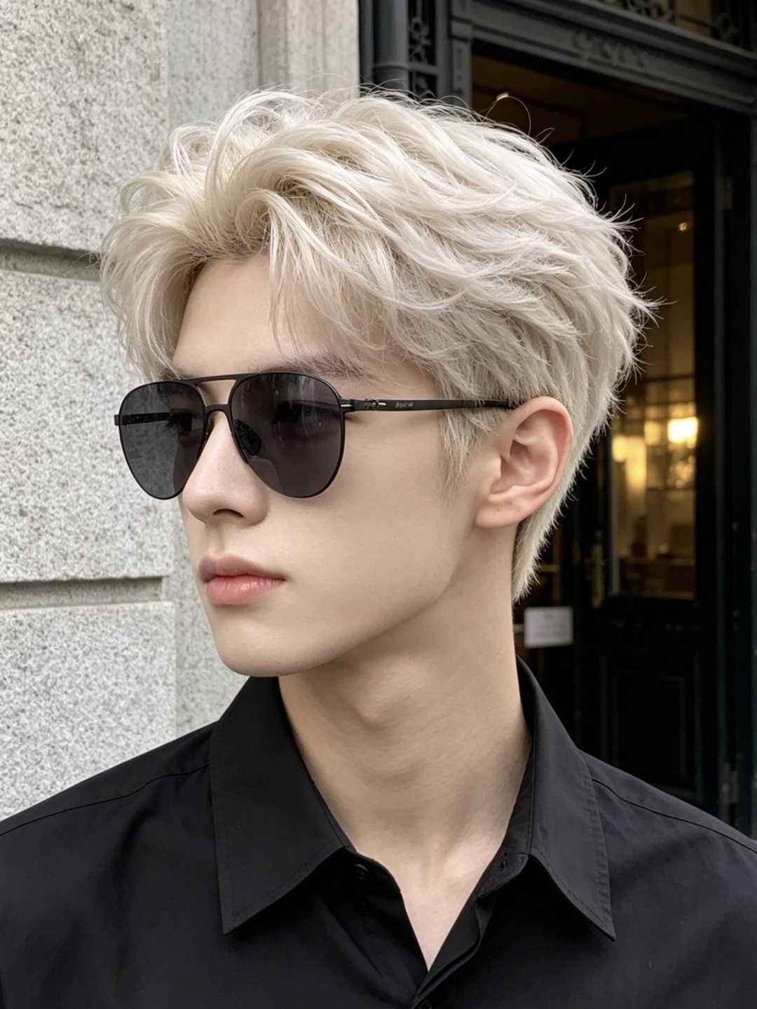 ♦️ GUCCI 新款男女情侣款太阳镜多边形墨镜iP电镀永不褪色 超轻超有弹性整幅眼镜无螺丝重要的是压不