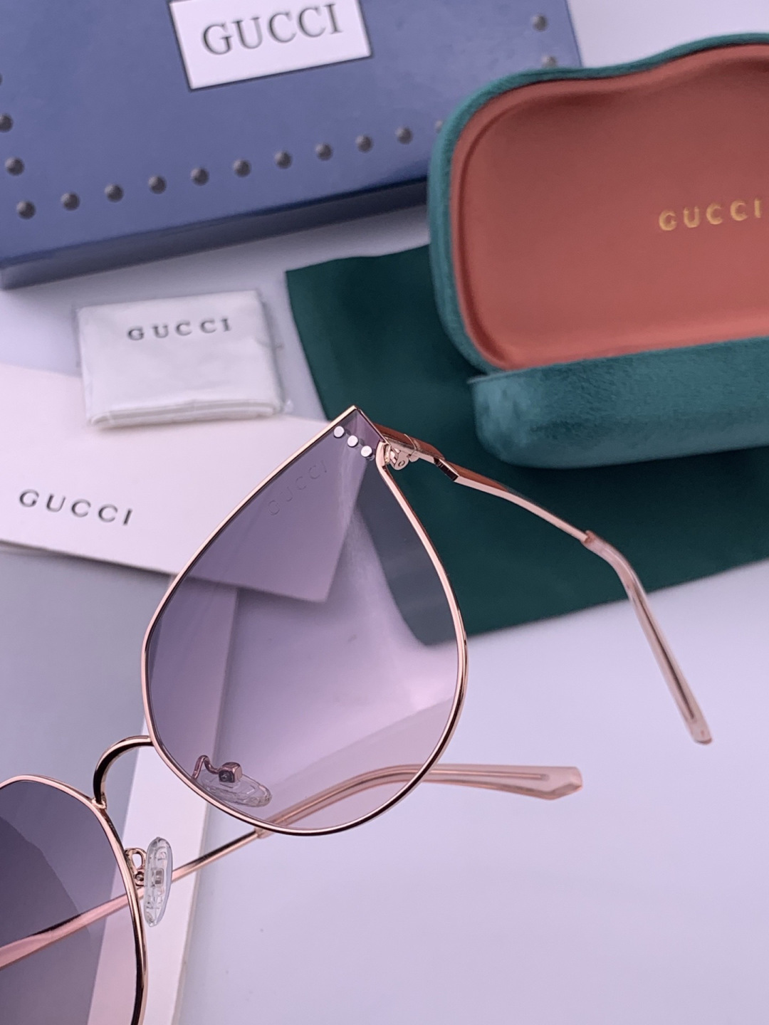 🔺 【GUCCI】开春新款 潮流爆款 时尚太阳镜 高品质 佩戴舒适 网红潮款墨镜 型号：G3660