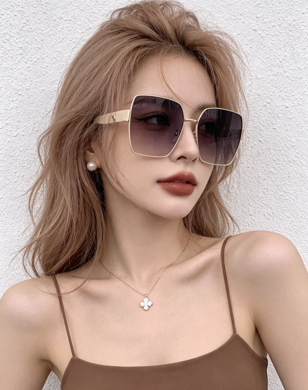 【TR偏光系列】Gucci   经典的大框设计，情侣款不挑脸型，无论搭配大衣还是连衣裙都非常显气质偏光镜