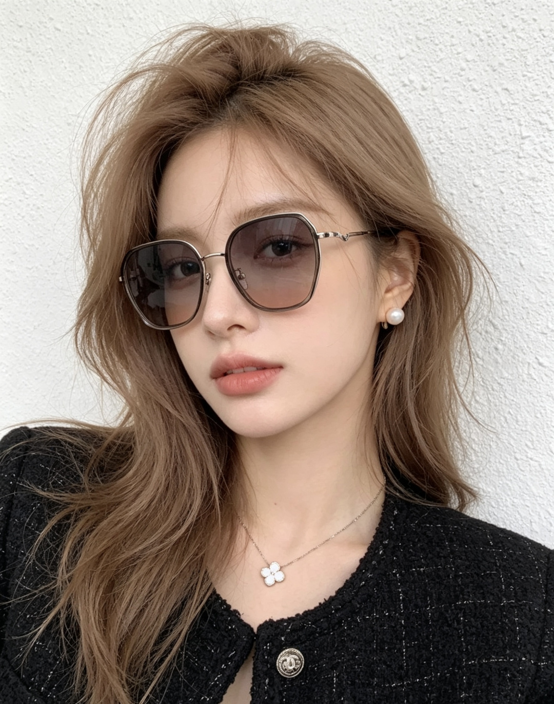 🔺 【GUCCI】开春新款 潮流爆款 时尚方框偏光太阳镜 高品质 佩戴舒适 网红潮款墨镜 女士高清尼龙偏