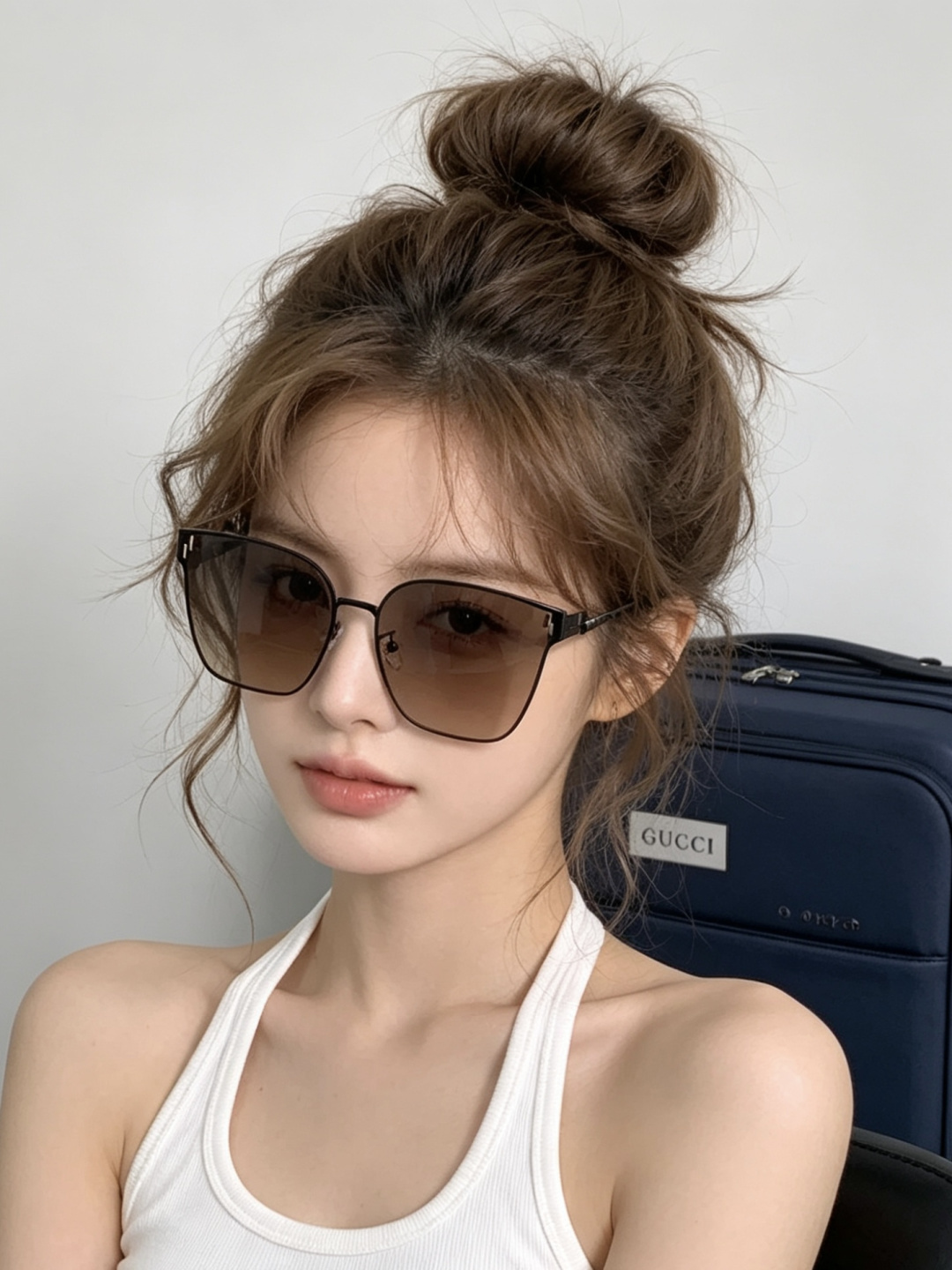 🔺 【GUCCI】开春新款 潮流爆款 时尚太阳镜 高品质 佩戴舒适 网红潮款墨镜 型号：G2660