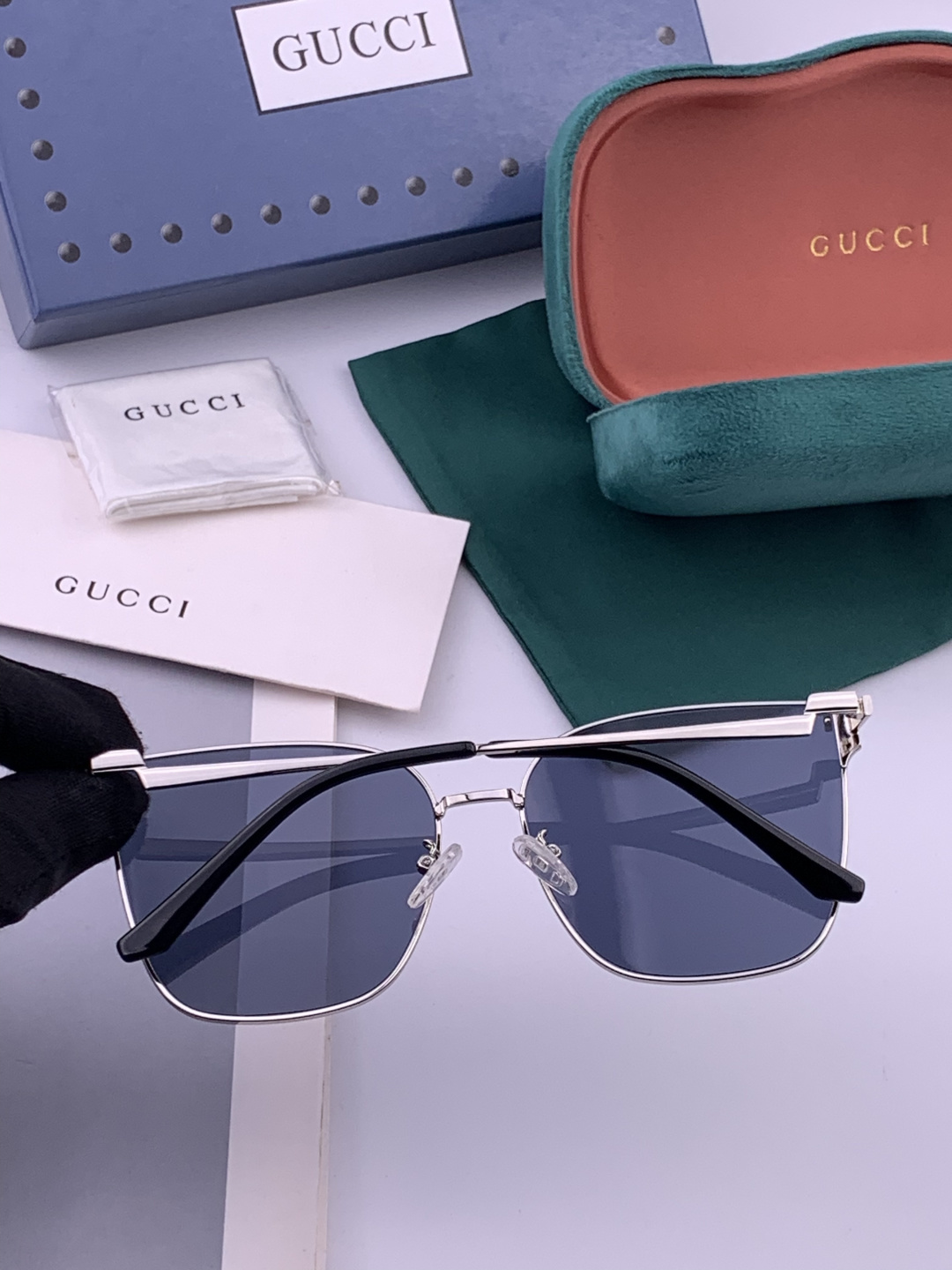 🔺 【GUCCI】开春新款 潮流爆款 时尚太阳镜 高品质 佩戴舒适 网红潮款墨镜 型号：G2660