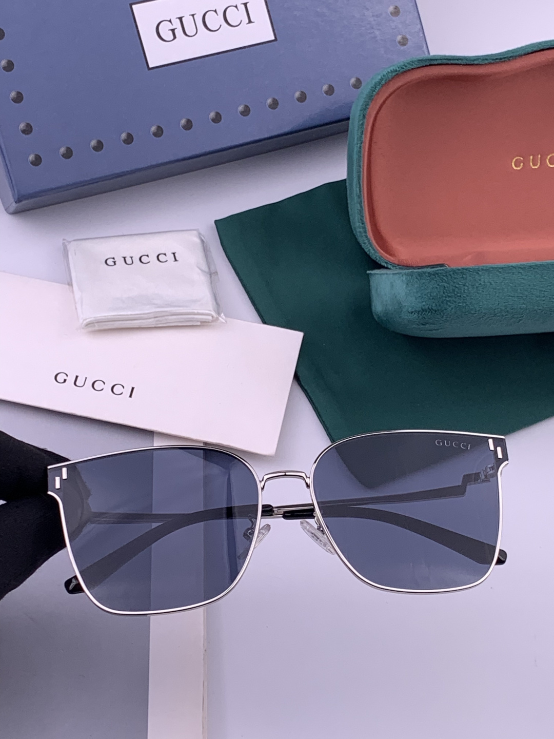 🔺 【GUCCI】开春新款 潮流爆款 时尚太阳镜 高品质 佩戴舒适 网红潮款墨镜 型号：G2660