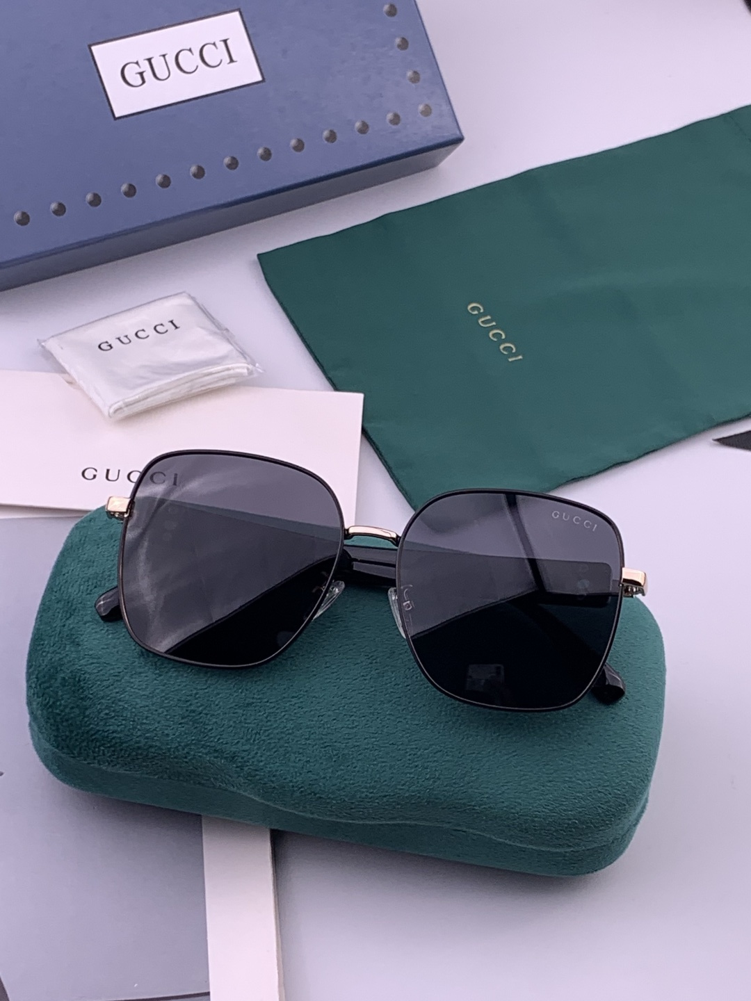 🔺GUCCI🔻古驰 GG圆框太阳镜 完美品质 🎓独特设计  适合各种脸型 亮相时装周 超时尚百搭 实物精