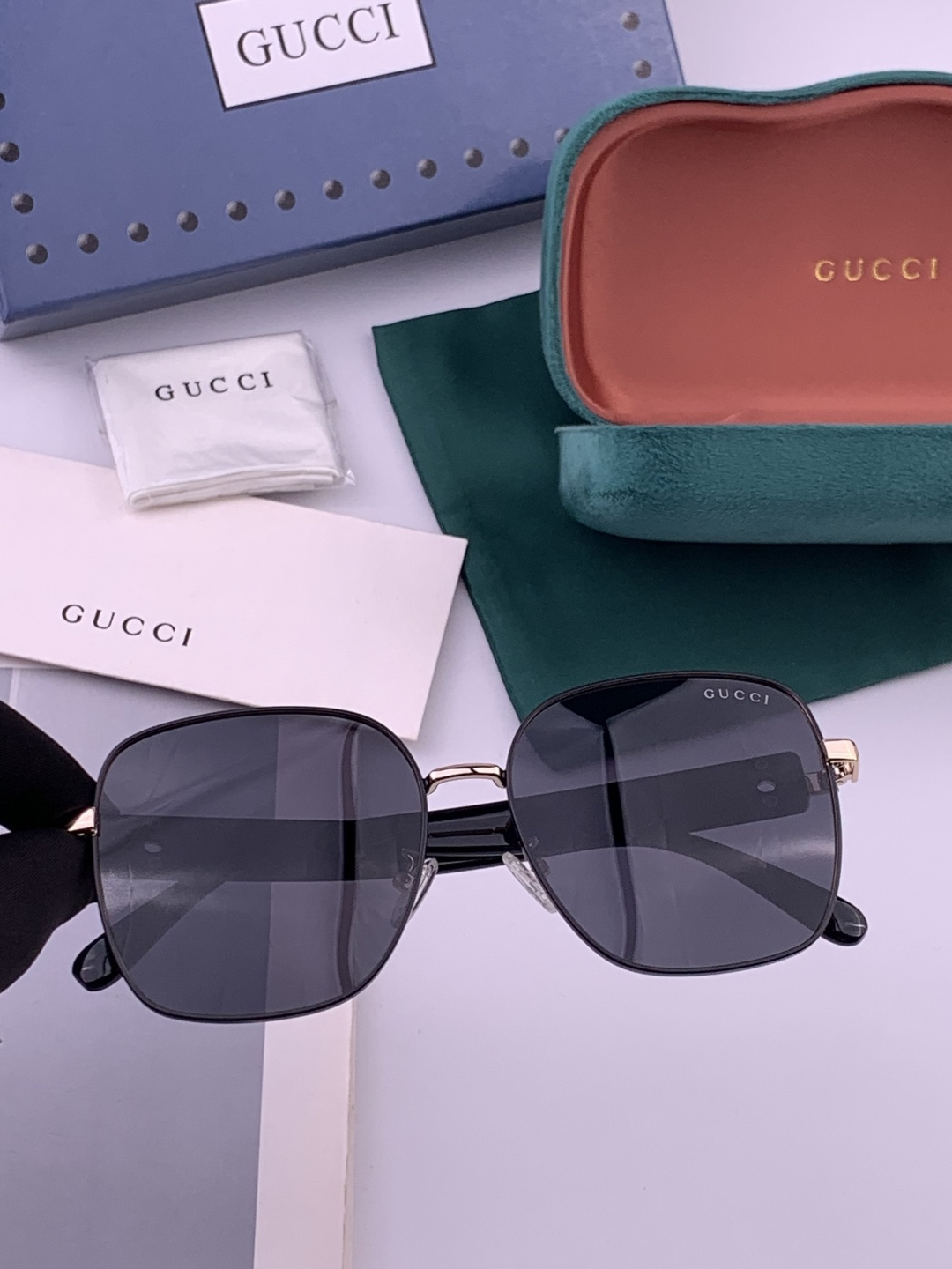 🔺GUCCI🔻古驰 GG圆框太阳镜 完美品质 🎓独特设计  适合各种脸型 亮相时装周 超时尚百搭 实物精