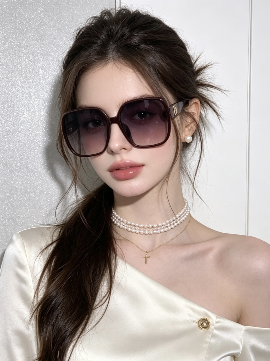 🔺GUCCI🔻古驰 GG圆框太阳镜 完美品质 🎓独特设计  适合各种脸型 亮相时装周 超时尚百搭 实物精