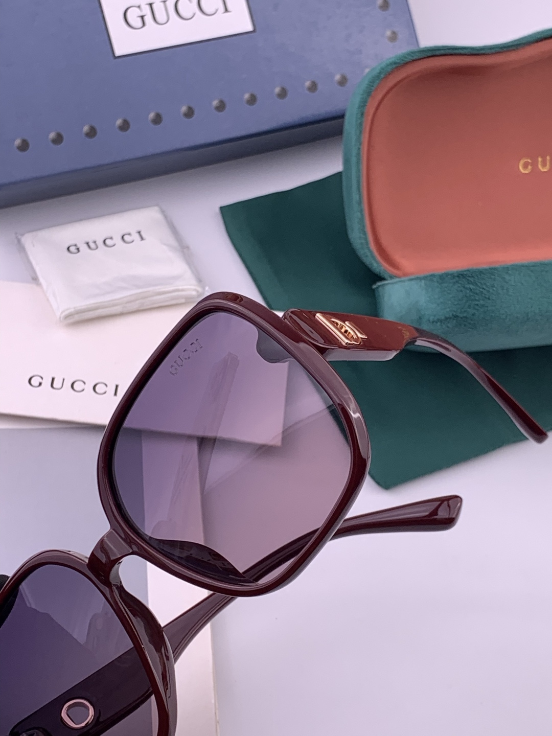 🔺GUCCI🔻古驰 GG圆框太阳镜 完美品质 🎓独特设计  适合各种脸型 亮相时装周 超时尚百搭 实物精