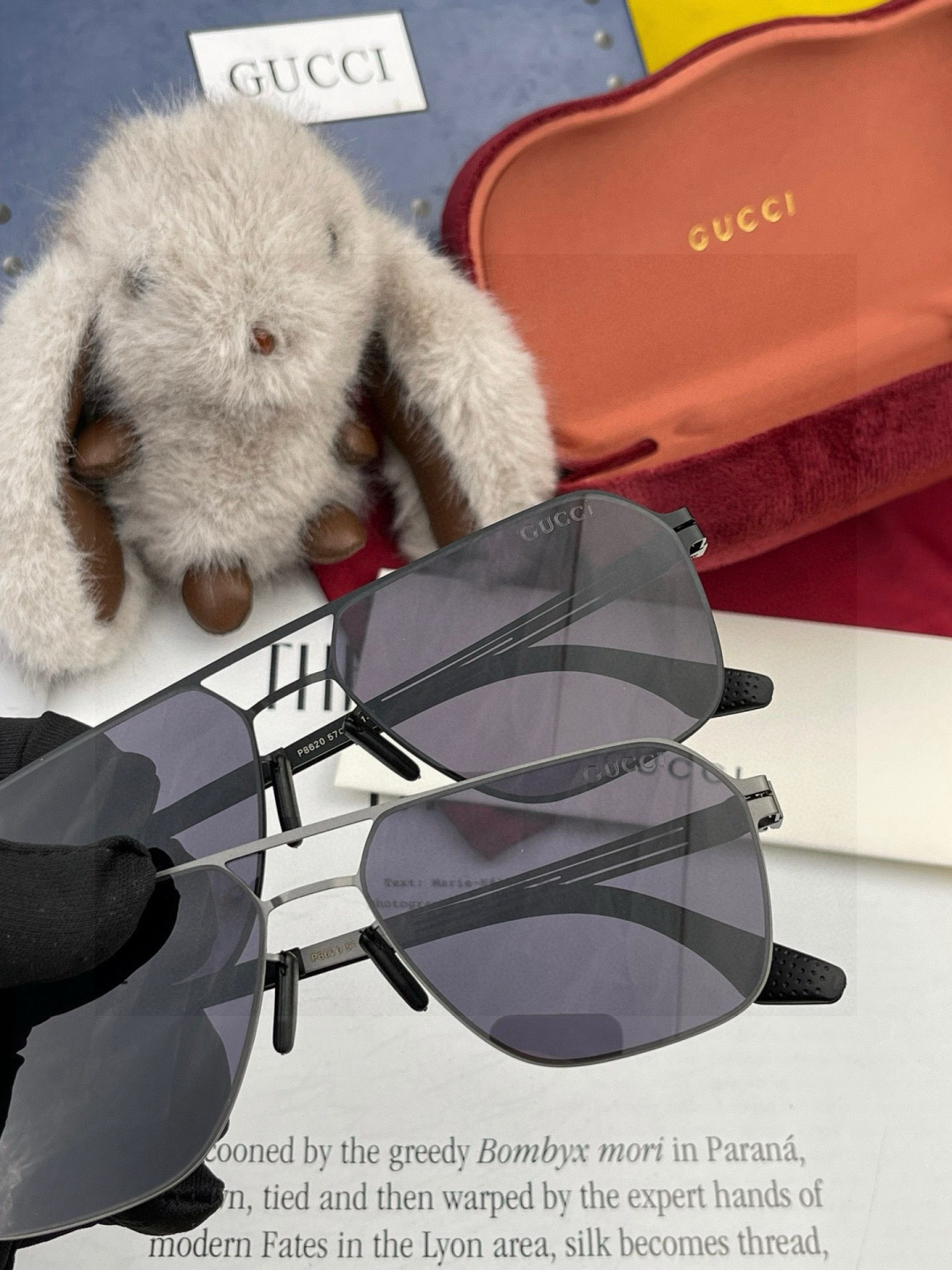 ♦️GUCCI 新款男女情侣款太阳镜多边形墨镜iP电镀永不褪色 超轻超有弹性整幅眼镜无螺丝重要的是压不坏